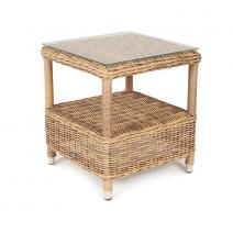  "Форио" столик кофейный из искусственного ротанга, цвет соломенный, фото 1 