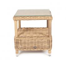  "Форио" столик кофейный из искусственного ротанга, цвет соломенный, фото 2 