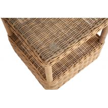  "Форио" столик кофейный из искусственного ротанга, цвет соломенный, фото 4 