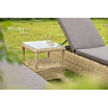  "Форио" столик кофейный из искусственного ротанга, цвет соломенный, фото 5 