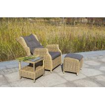  "Форио" столик кофейный из искусственного ротанга, цвет соломенный, фото 6 