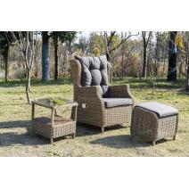  "Форио" столик кофейный из искусственного ротанга, цвет соломенный, фото 7 