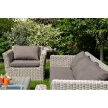  "Капучино" кресло из искусственного ротанга, цвет бежевый, фото 7 