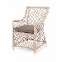  "Латте" плетеное кресло из искусственного ротанга, цвет бежевый, фото 1 