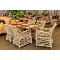  "Латте" плетеное кресло из искусственного ротанга, цвет бежевый, фото 11 