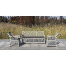  "Латте" плетеное кресло из искусственного ротанга, цвет бежевый, фото 17 