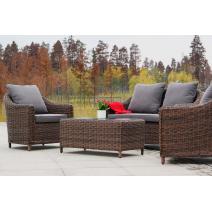  "Кон Панна" лаунж-зона из искусственного ротанга, цвет коричневый, фото 1 