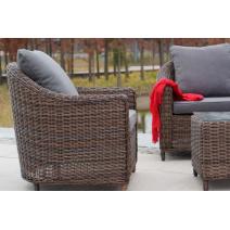  "Кон Панна" лаунж-зона из искусственного ротанга, цвет коричневый, фото 4 