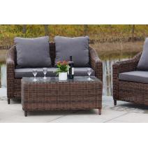  "Кон Панна" лаунж-зона из искусственного ротанга, цвет коричневый, фото 5 