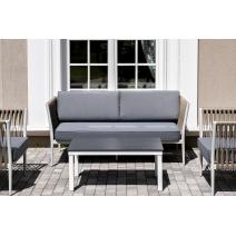  "Касабланка" лаунж-зона плетеная из роупа 4-местная, цвет серый, фото 15 