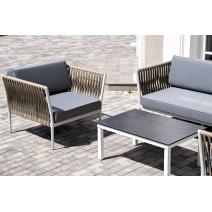  "Касабланка" лаунж-зона плетеная из роупа 4-местная, цвет серый, фото 18 