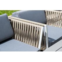  "Касабланка" лаунж-зона плетеная из роупа 4-местная, цвет серый, фото 24 