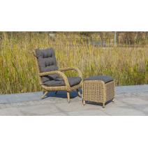  "Толедо" кресло плетеное с подушками, цвет соломенный, фото 5 