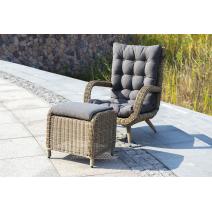  "Толедо" кресло плетеное с подушками, цвет соломенный, фото 7 