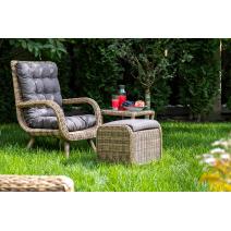  "Толедо" кресло плетеное с подушками, цвет соломенный, фото 9 