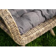  "Толедо" кресло плетеное с подушками, цвет соломенный, фото 11 