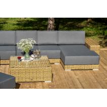  "Капри" трансформирующаяся лаунж-зона из искусственного ротанга, цвет соломенный, фото 10 