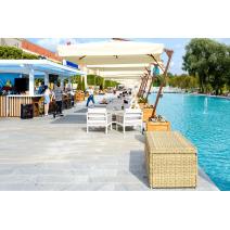  "Порту" сундук водонепроницаемый из искусственного ротанга, цвет соломенный, фото 15 