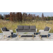  "Прованс" кресло из искусственного ротанга, цвет бежевый, фото 4 