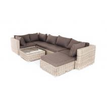  "Лунго" модуль диванный угловой с подушками, цвет бежевый, фото 3 