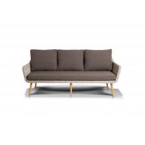  "Прованс" диван из искусственного ротанга трехместный, цвет бежевый, фото 2 