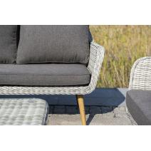  "Прованс" диван из искусственного ротанга трехместный, цвет бежевый, фото 8 