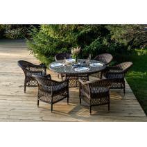  "Эспрессо–150 S" обеденная группа плетеная, цвет коричневый, фото 6 