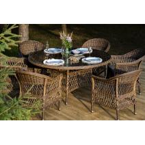  "Эспрессо–150 S" обеденная группа плетеная, цвет коричневый, фото 8 