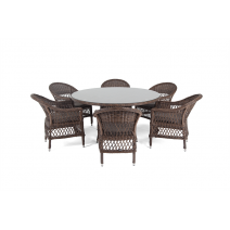  "Эспрессо–150 S" обеденная группа плетеная, цвет коричневый, фото 12 