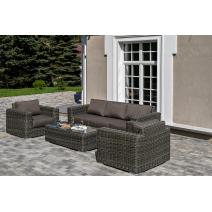  "Боно" лаунж-зона из искусственного ротанга, цвет графит, фото 7 