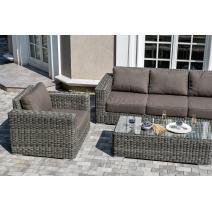  "Боно" лаунж-зона из искусственного ротанга, цвет графит, фото 11 