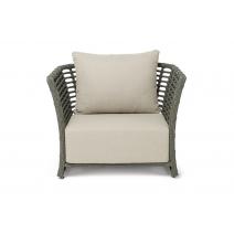  "Валенсия" кресло из искусственного ротанга, цвет серый, фото 2 