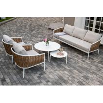  "Тоскана" лаунж-зона из искусственного ротанга, цвет соломенный, фото 15 