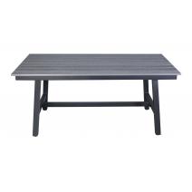  "Сан Ремо" стол обеденный из ДПК, каркас алюминиевый темно-серый, фото 2 