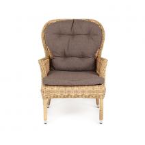  "Алиса" кресло плетеное, цвет соломенный, фото 2 