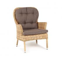  "Алиса" кресло плетеное, цвет соломенный, фото 3 