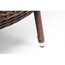  "Алиса" кресло плетеное, цвет коричневый с подушками, фото 7 