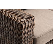  "Боно" диван из искусственного ротанга трехместный, цвет коричневый, фото 6 