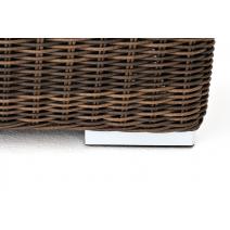  "Боно" диван из искусственного ротанга трехместный, цвет коричневый, фото 9 