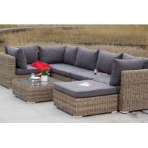  "Лунго" трансформирующийся диван из искусственного ротанга, цвет соломенный, фото 8 