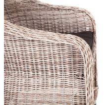  "Равенна" плетеное кресло из искусственного ротанга, цвет бежевый, фото 3 