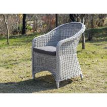  "Равенна" плетеное кресло из искусственного ротанга, цвет бежевый, фото 4 