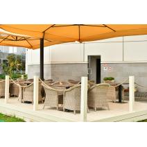  "Равенна" плетеное кресло из искусственного ротанга, цвет бежевый, фото 6 