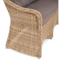  "Равенна" диван двухместный плетенный из ротанга, цвет соломенный, фото 2 