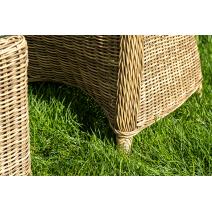  "Равенна" диван двухместный плетенный из ротанга, цвет соломенный, фото 12 