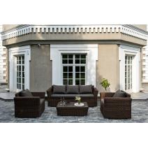  "Капучино" лаунж-зона из искусственного ротанга, цвет коричневый, фото 2 