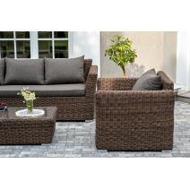  "Капучино" лаунж-зона из искусственного ротанга, цвет коричневый, фото 4 