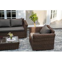  "Капучино" лаунж-зона из искусственного ротанга, цвет коричневый, фото 5 
