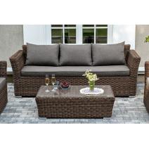  "Капучино" лаунж-зона из искусственного ротанга, цвет коричневый, фото 6 