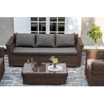  "Капучино" лаунж-зона из искусственного ротанга, цвет коричневый, фото 7 